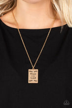 Load image into Gallery viewer, All About Trust - Gold necklace D009
