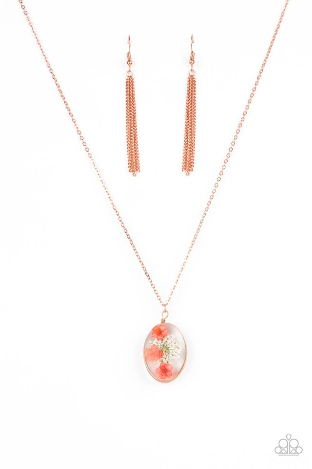 Sweet Sentiments - copper necklace C031