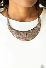 Load image into Gallery viewer, On the Mane Stage - copper necklace A033
