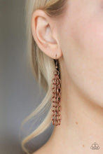 Load image into Gallery viewer, Ready to pounce - copper necklace B001
