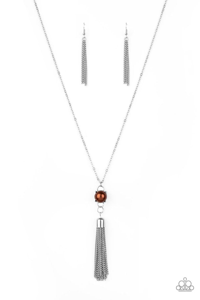 Diva Dance Party - brown necklace 1595