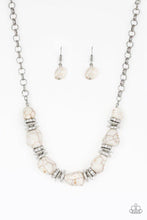 Load image into Gallery viewer, Stunningly Stone Age - white necklace 900
