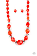 Load image into Gallery viewer, Dine and Dash - Red necklace E056
