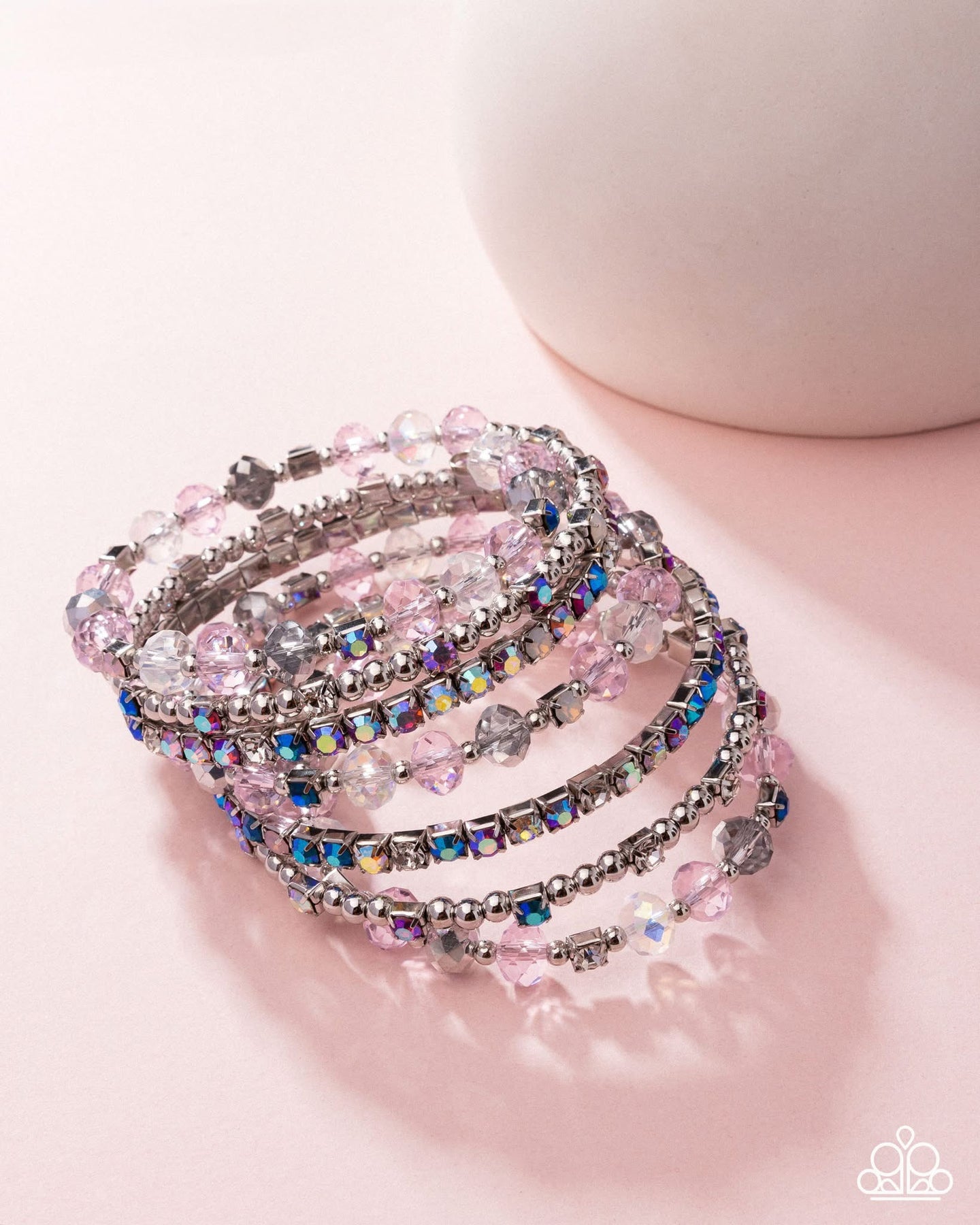 Sizzling Stack - Multi coil bracelet PINK DIAMOND EXCLUSIVE Box 6/LR/BOX 17