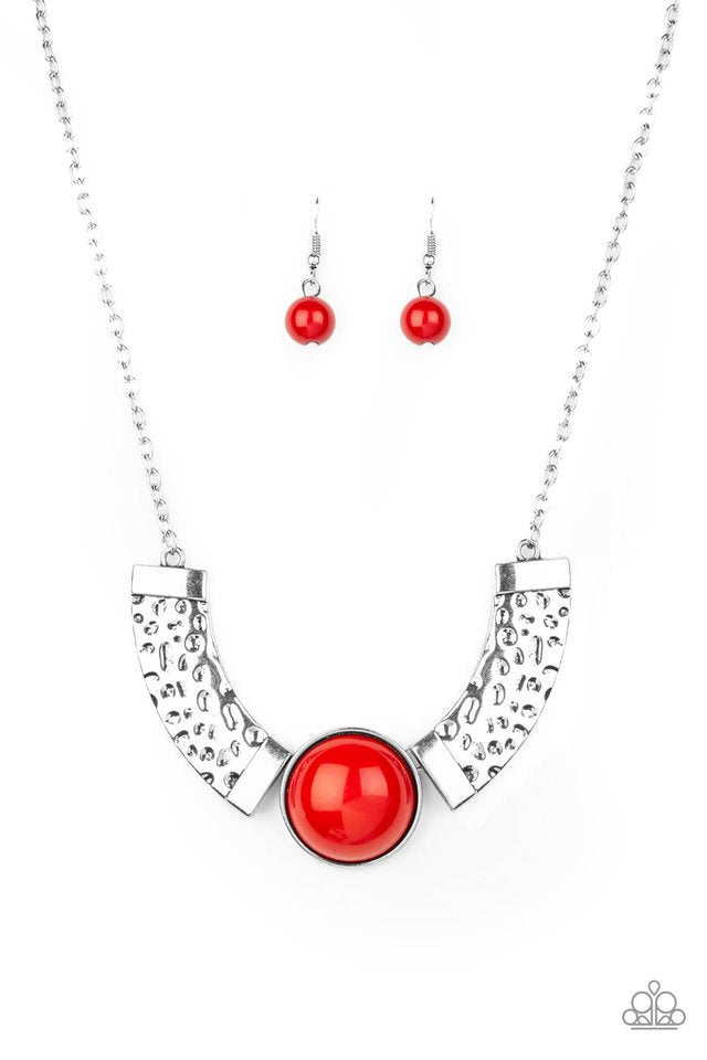 Egyptian Spell - Red necklace A034