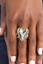 Load image into Gallery viewer, Smitten Shimmer - Green ring A044
