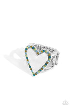 Load image into Gallery viewer, Smitten Shimmer - Green ring A044
