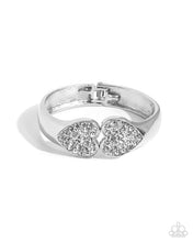 Load image into Gallery viewer, Romantic Rhapsody - White hinge bracelet A044
