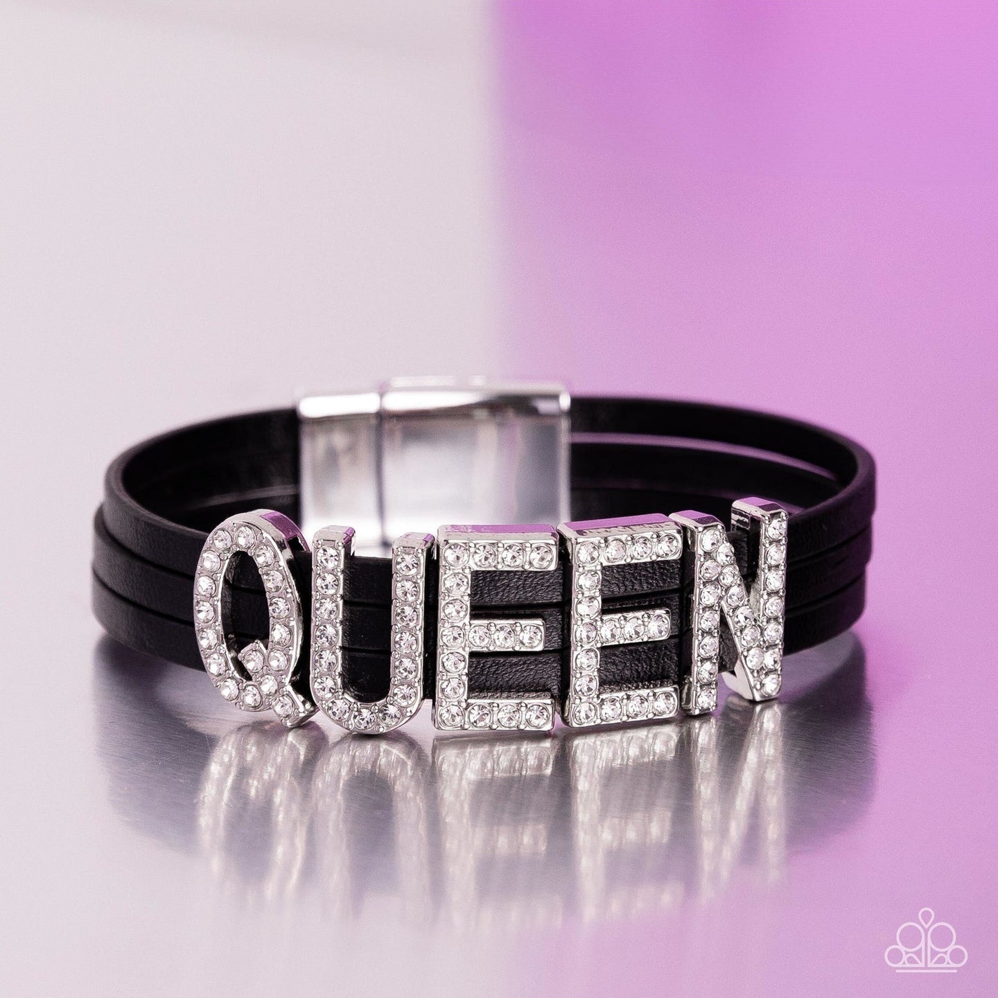 Queen of My Life - black LOP bracelet A064