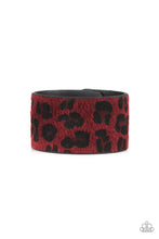 Load image into Gallery viewer, Cheetah Cabana - Red urban bracelet A046
