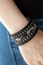 Load image into Gallery viewer, Born to be Wildcat - Silver urban bracelet A069
