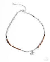Load image into Gallery viewer, Dainty Dimension - Brown necklace A044
