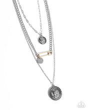 Load image into Gallery viewer, Sunset Safety - Silver necklace A033
