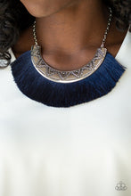 Load image into Gallery viewer, Might and Mane - Blue necklace A064
