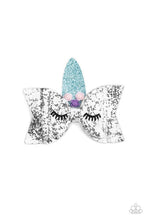 Load image into Gallery viewer, Just Be a YOU-nicorn - Silver hair clip A095
