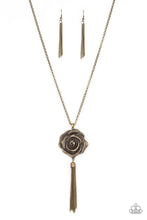 Load image into Gallery viewer, Rosy Redux - Brass necklace B099
