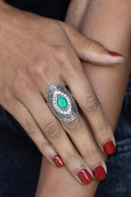 Load image into Gallery viewer, Entrancing Enchantment - Green ring B129
