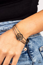 Load image into Gallery viewer, Rosy Repose - Brass bracelet B129
