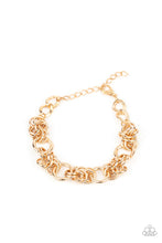 Load image into Gallery viewer, Big City Chic - gold bracelet B129
