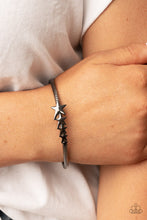 Load image into Gallery viewer, Asymmetrical A-Lister - Black bracelet B104
