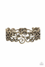 Load image into Gallery viewer, Dressed to FRILL - Brass hinge bracelet B129
