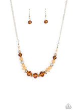 Load image into Gallery viewer, Turn Up The Tea Lights - Brown Necklace B101
