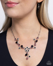 Load image into Gallery viewer, Blossom Queen - Purple necklace F020
