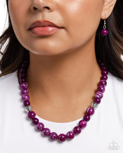 Load image into Gallery viewer, Showroom Swirl - Purple necklace G033
