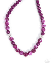 Load image into Gallery viewer, Showroom Swirl - Purple necklace G033
