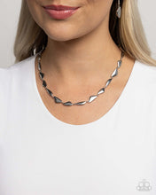 Load image into Gallery viewer, Sharp Soliloquy- silver necklace F016
