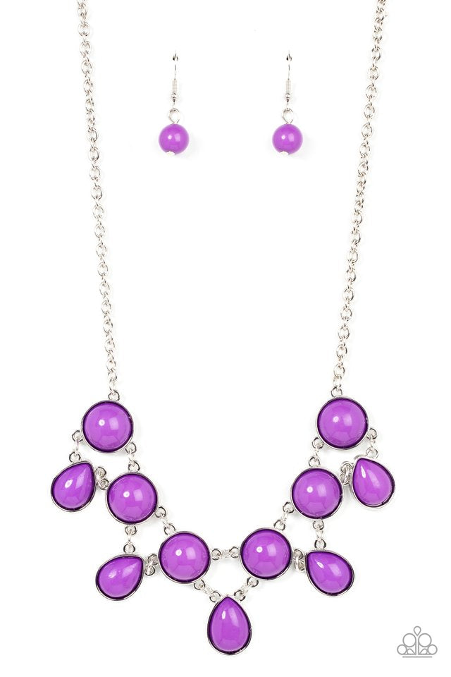 Very Valley Girl - purple necklace C029
