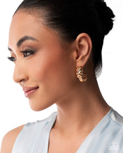 Load image into Gallery viewer, Honor Bound - gold hoop earring July 2025 lop E082
