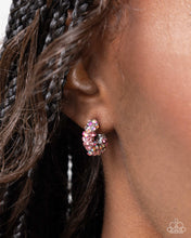 Load image into Gallery viewer, $16 SET: Iridescent Improv - Multi Hoop &amp; cuff earring C002
