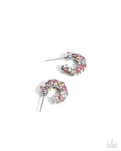 Load image into Gallery viewer, $16 SET: Iridescent Improv - Multi Hoop &amp; cuff earring C002
