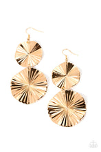Load image into Gallery viewer, In Your Wildest FAN-tasy - gold earring B120
