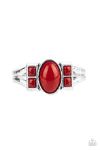 Load image into Gallery viewer, A Touch of Tiki - red hinge bracelet B088

