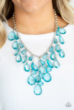 Load image into Gallery viewer, Irresistible Iridescence - Blue necklace F040

