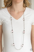 Load image into Gallery viewer, Season of Sparkle - pink necklace F041
