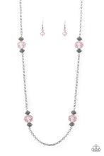 Load image into Gallery viewer, Season of Sparkle - pink necklace F041
