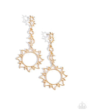 Load image into Gallery viewer, Celestial Chic - Gold post earring B038
