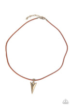 Load image into Gallery viewer, Pharaohs Arrow - Brass necklace B082
