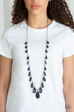 Load image into Gallery viewer, GLOW And Steady Wins The Race - Black necklace B027
