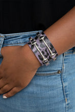 Load image into Gallery viewer, Safari Scene - Purple urban bracelet A024
