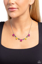 Load image into Gallery viewer, Strike a Rose - pink necklace 2064
