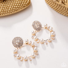 Load image into Gallery viewer, Wistfully Waltzing - gold post earring Jan 2026 LOP B034
