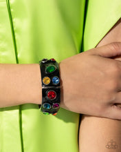 Load image into Gallery viewer, Planned polka Dots - multi hinge bracelet LR2
