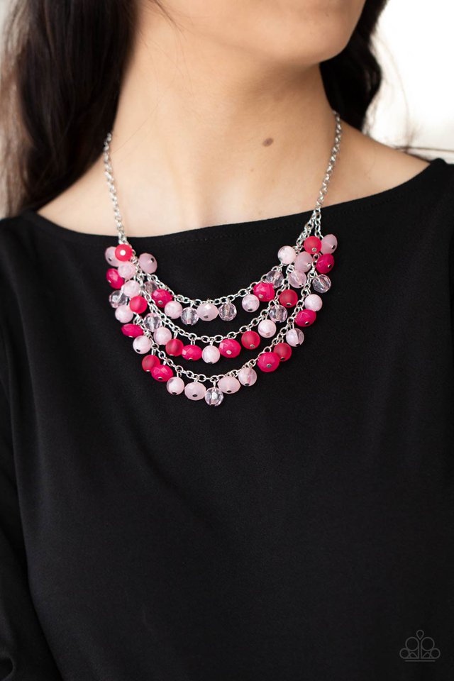 Fairytale Timelessness - pink necklace 643