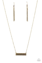 Load image into Gallery viewer, Land of the free - brass necklace B038
