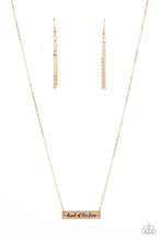 Load image into Gallery viewer, Land of the free - Gold necklace A095
