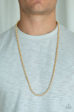 Load image into Gallery viewer, Cadet Casual - Gold Urban Men’s necklace A025
